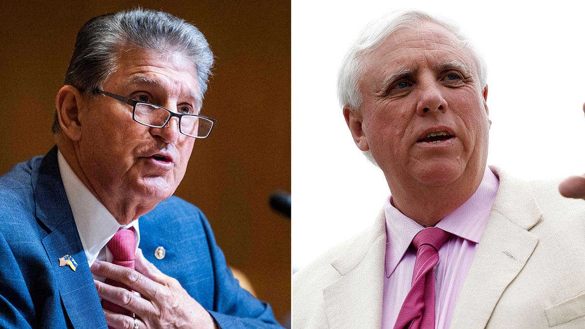 Joe Manchin and Jim Justice side by side