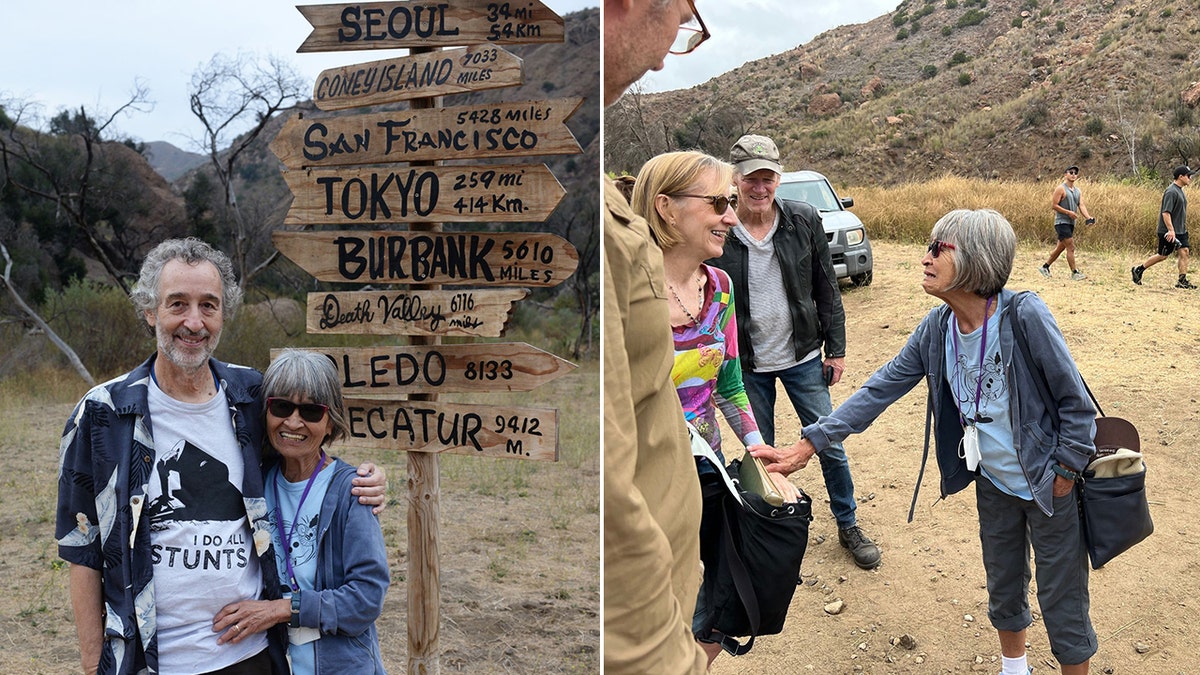 MASH star Eileen Saki visits with fans at Malibu Creek State Park filming location