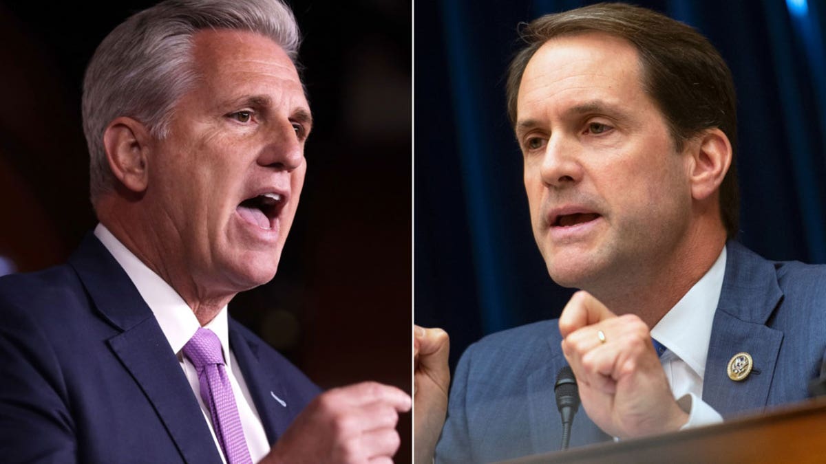 House Speaker Kevin McCarthy and Rep Jim Himes