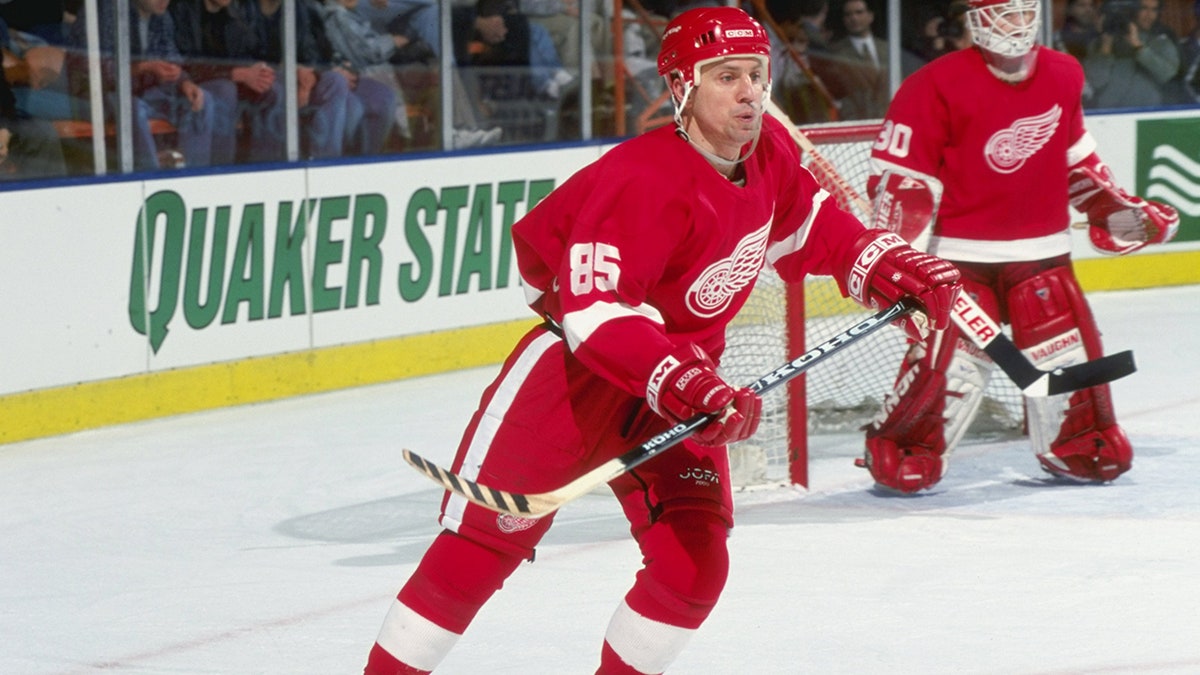 Petr Klima with Red Wings