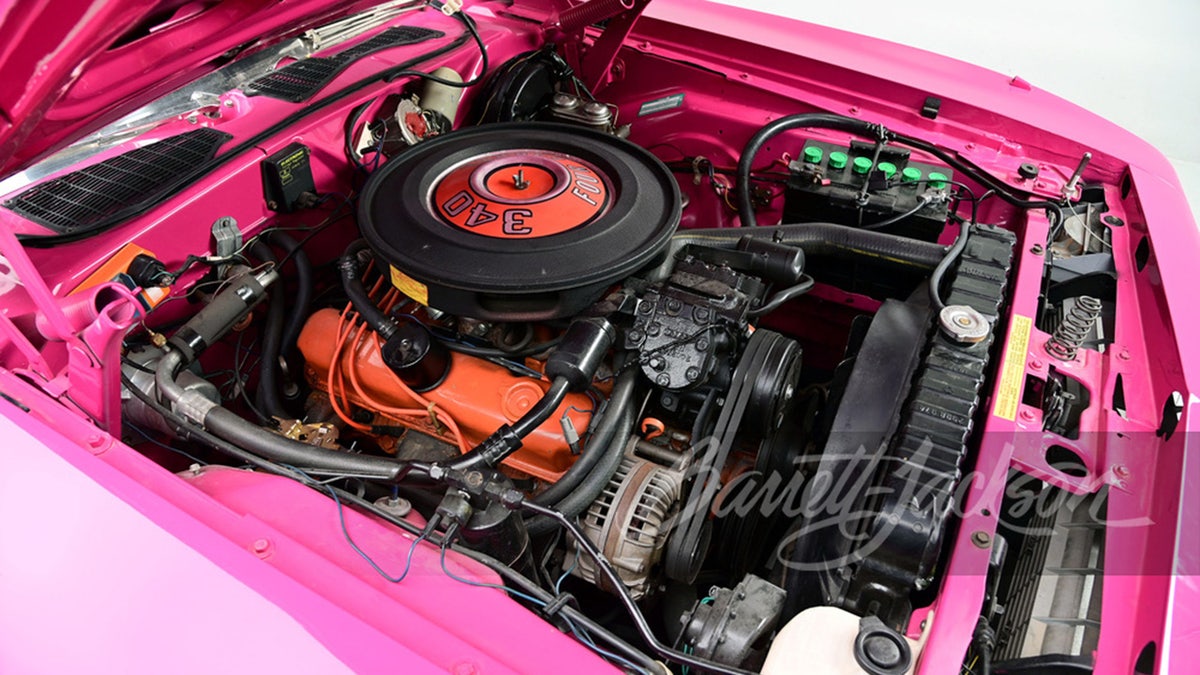 Pink Plymouth engine