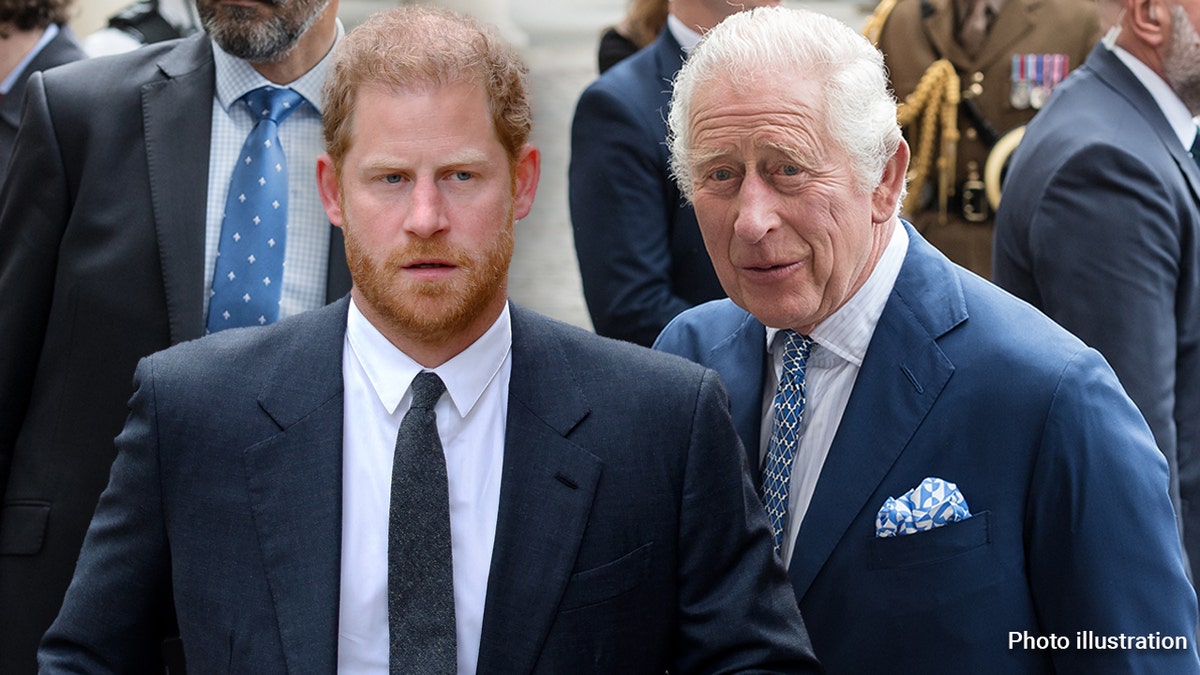 Prince Harry and King Charles pictured together