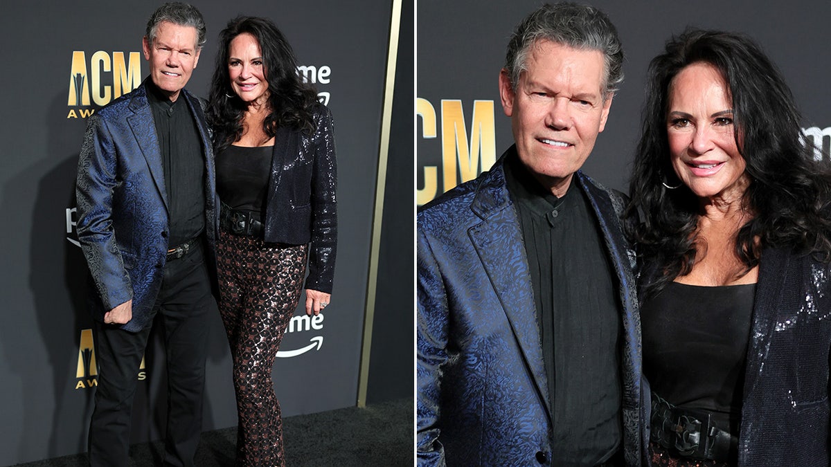 Randy Travis and his wife Mary at the ACM Awards