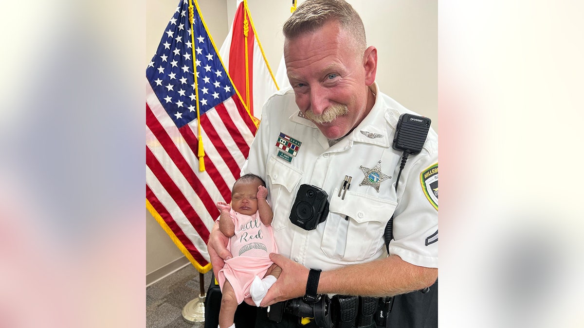 Deputy Jones and baby Lexela