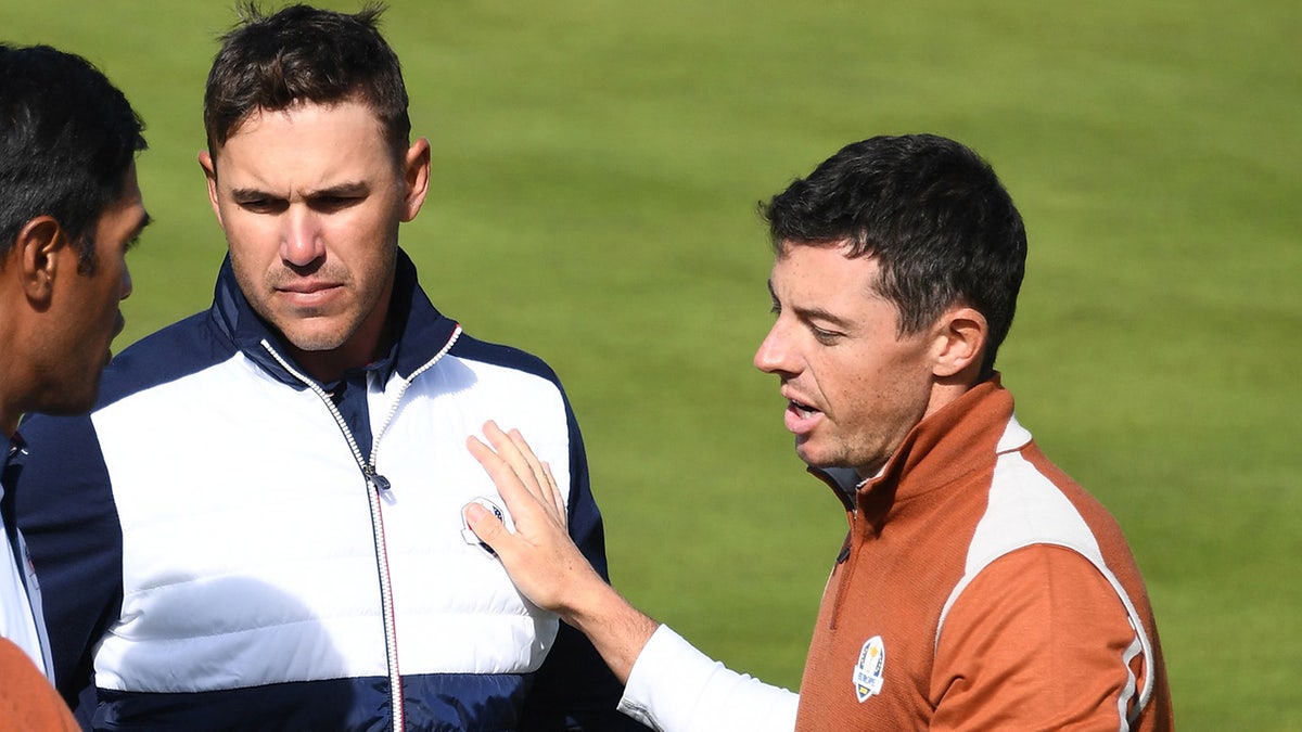 Rory and Brooks at 2016 Ryder Cup