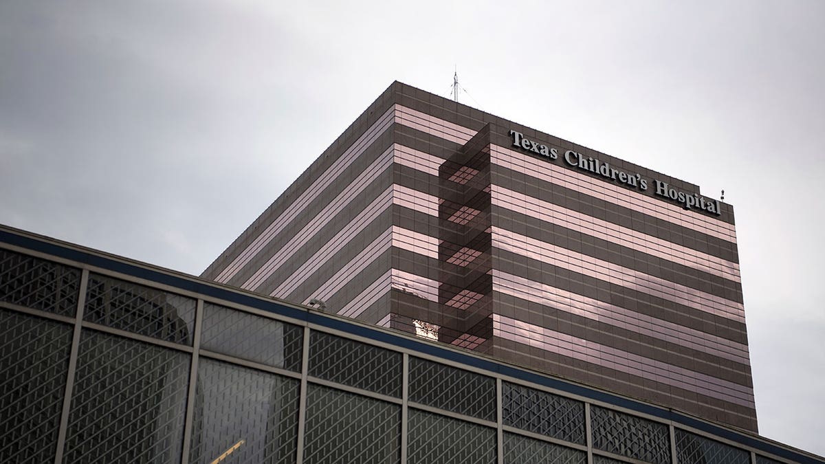 Hospital building with Texas Children's Medical logo on front