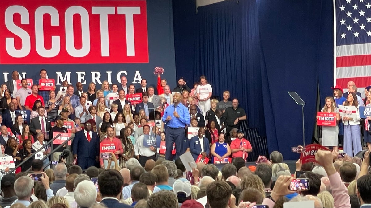 tim scott speaks at campaign launch