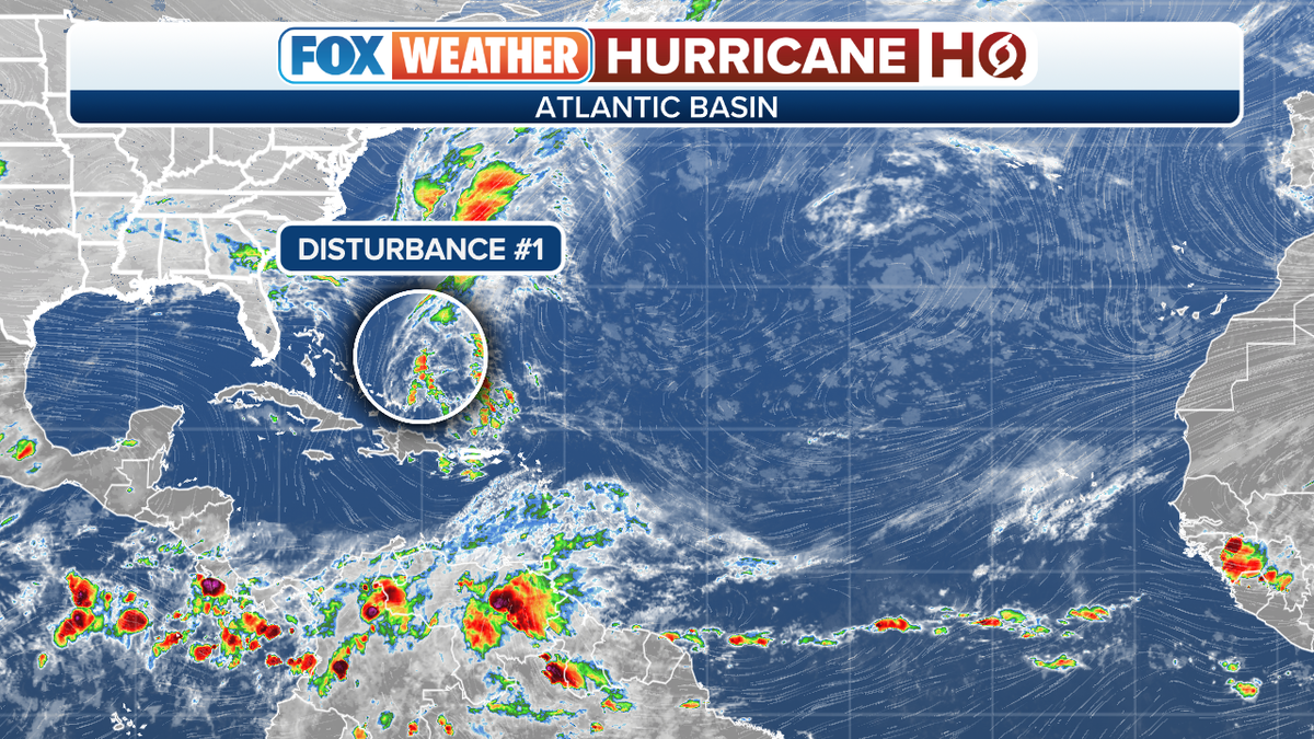 Tropical disturbance ahead of hurricane season