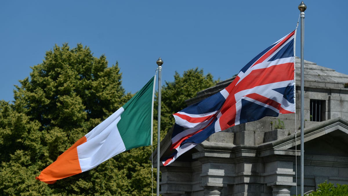 UK, Ireland flags