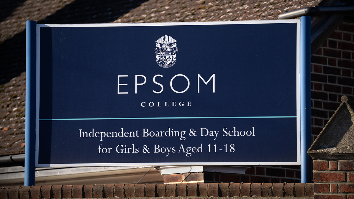 Epsom College sign