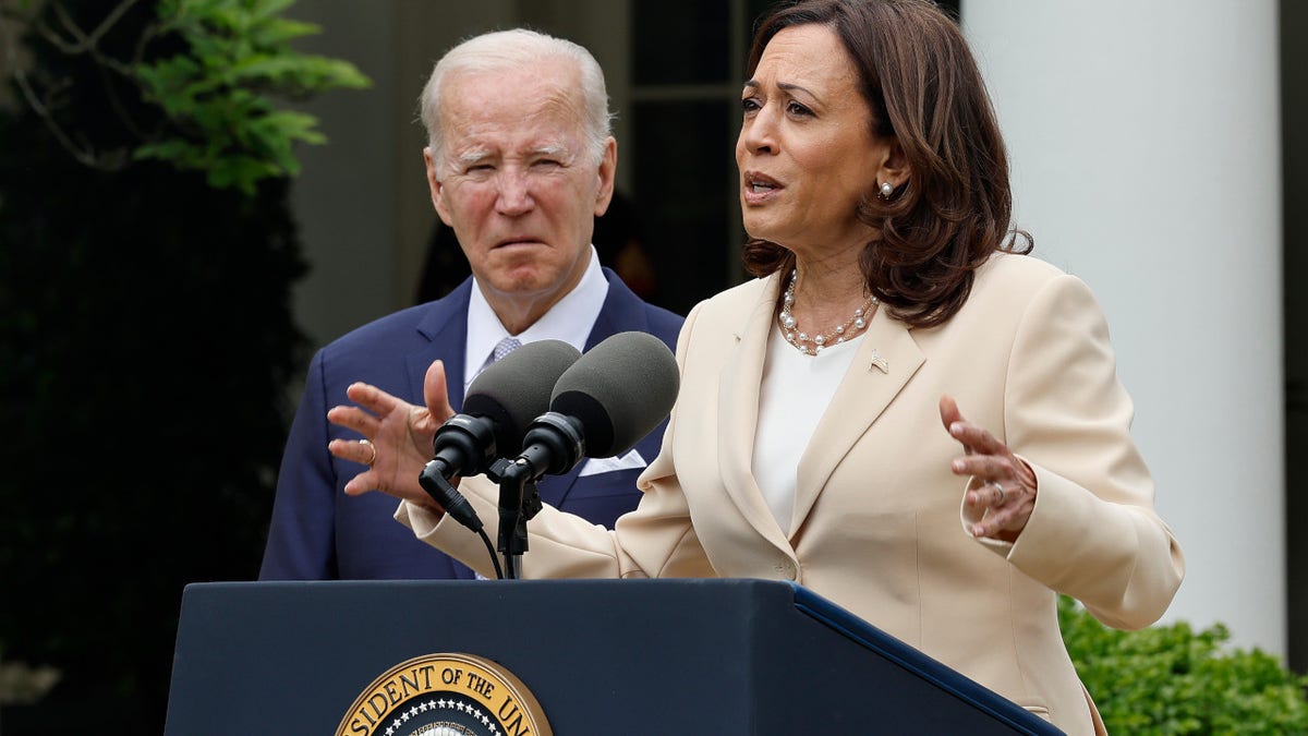 U.S. Vice President Kamala Harris and President Joe Biden