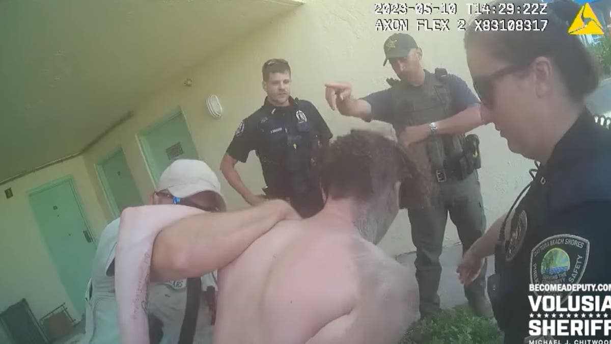 Barr getting arrested on bodycam