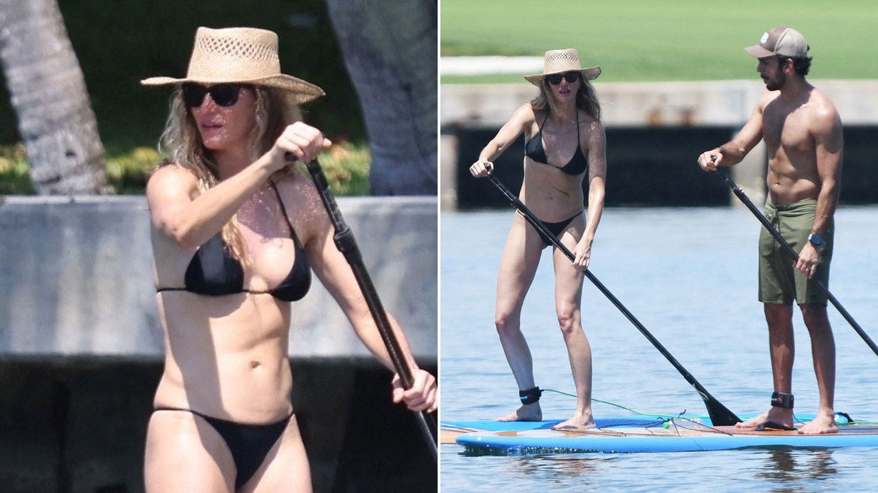 Gisele Bündchen shows off toned body with jiu-jitsu instructor