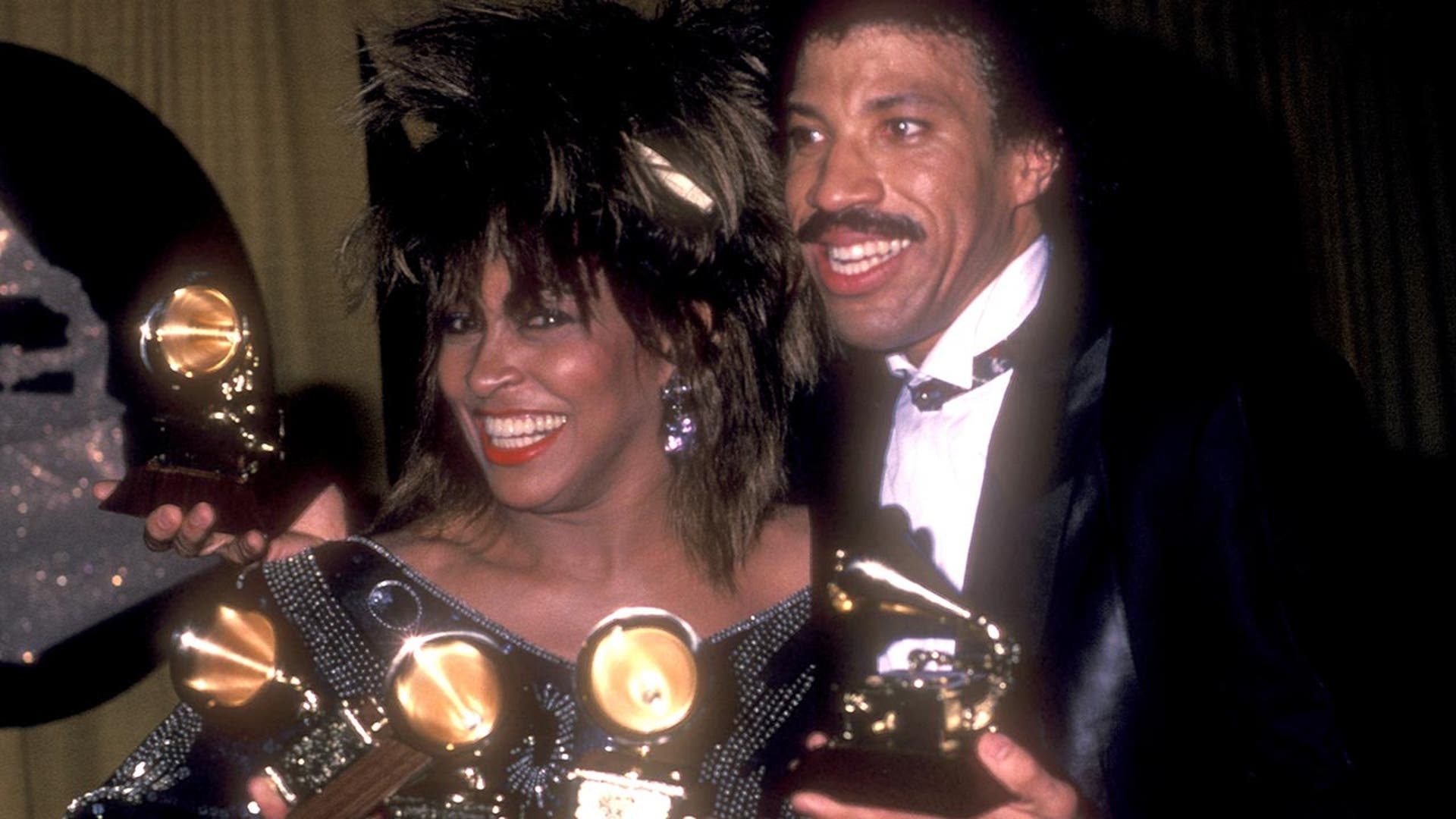 Lionel Richie and Tina Turner at the Grammys