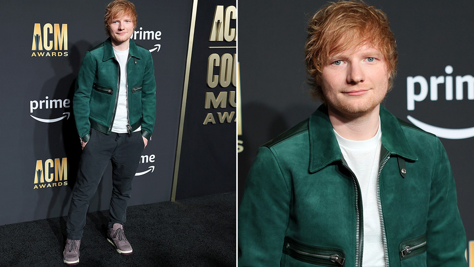Ed Sheeran at the ACM Awards