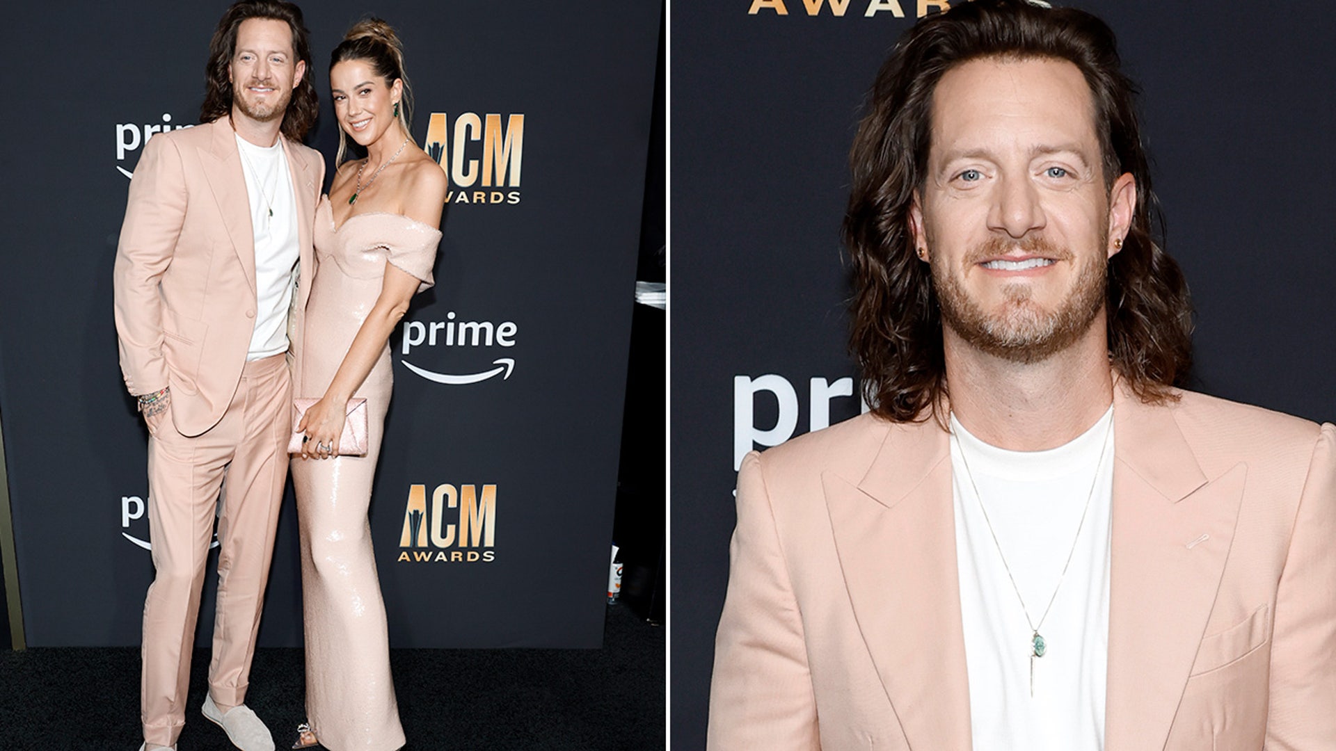 Hayley Stommel and Tyler Hubbard at the ACM Awards