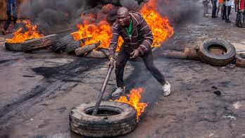 Kenyan police clash with anti-government protestors during demonstrations