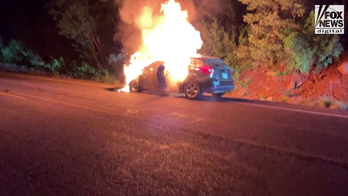 Arizona man heroically saves two toddlers from burning car moments before it's engulfed in flames