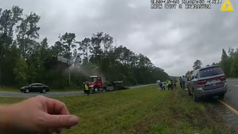 Wild video shows Georgia car flying through air during highway crash