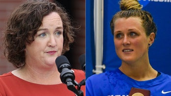 Riley Gaines says she confronted Rep. Katie Porter over likes and clicks remark