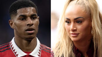 Manchester United's Marcus Rashford helps Aston Villa's Alisha Lehmann get past mob of people at club: report