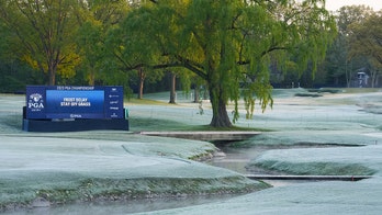 PGA Championship gets underway after start delayed by frost
