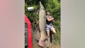207-pound alligator gar caught in Texas breaks local record, appears longer than fisherman