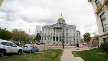 Republican legislators march out of Colorado session