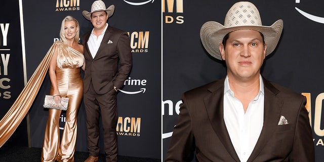 Jon Pardi and Summer Duncan at the ACM Awards