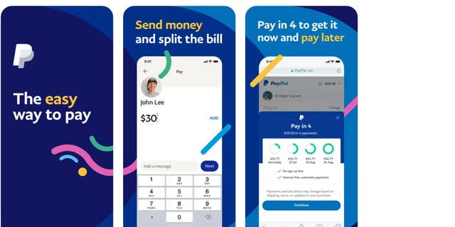 Advertisement for the PayPal app.