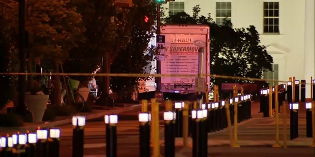 A Uhaul truck