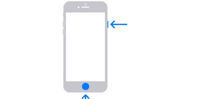 White-blank iPhone 