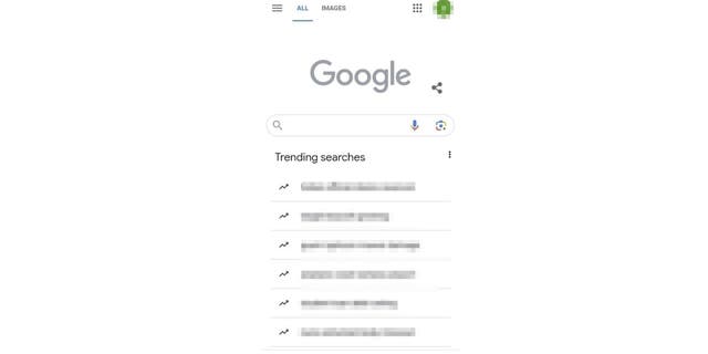 Recherche Google sur un Android