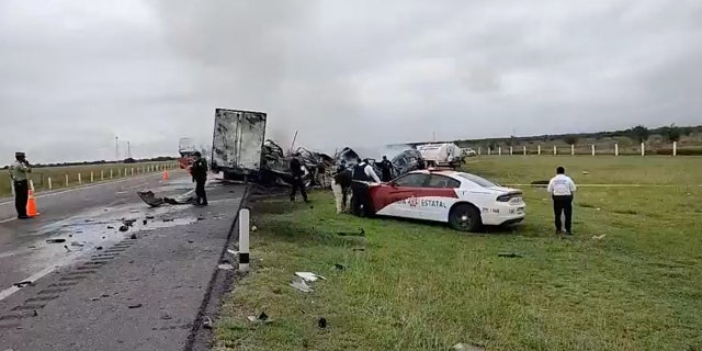 Police respond to Tamaulipas crash