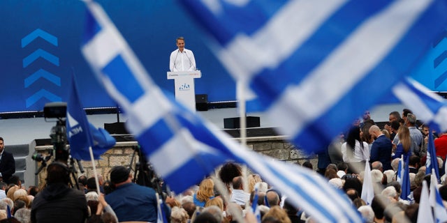 Greek Prime Minister Kyriakos Mitsotakis