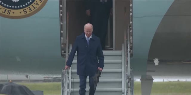 Arrival of Biden in Japan