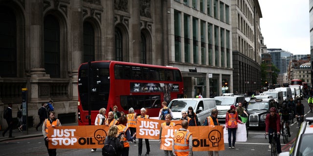 London traffic jam