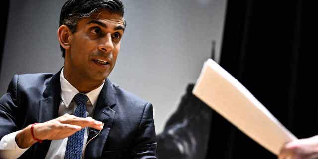 Britains Prime Minister Rishi Sunak