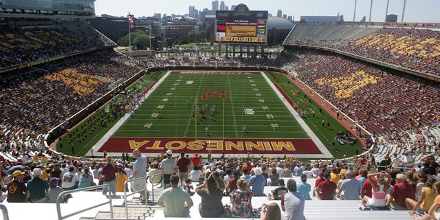 Bank Stadium on the campus of University of Minnesota