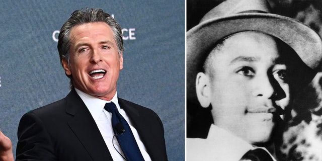 Gavin Newsom, Emmett Till