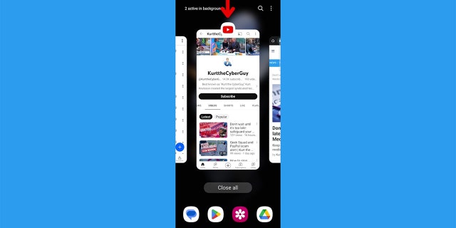 Consejo secreto de Android: cómo hacer que su teléfono muestre una pantalla dividida 6 Captura de pantalla de la pantalla de fondo.