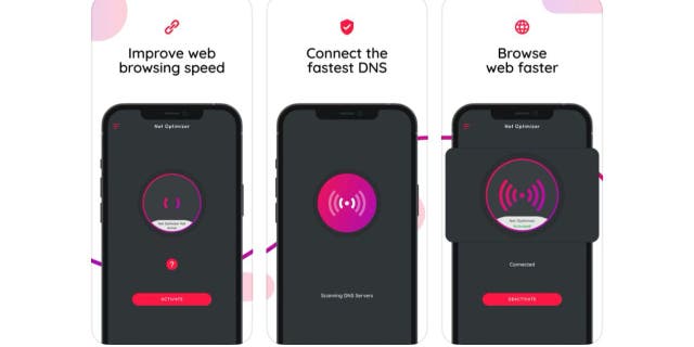 Net Optimizer uygulaması için reklam.