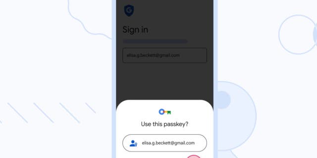 Passkeys help to manage your passwords
