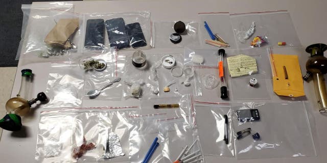 Drugs recovered during Elyria bust