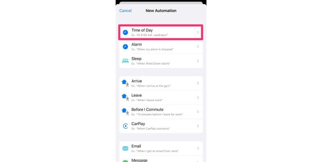 New automation app for iPhone