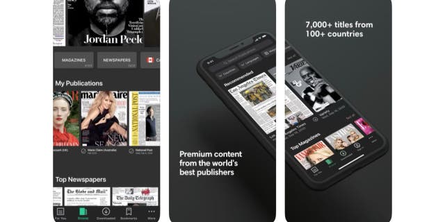 PressReader uygulamasının ekran görüntüsü.
