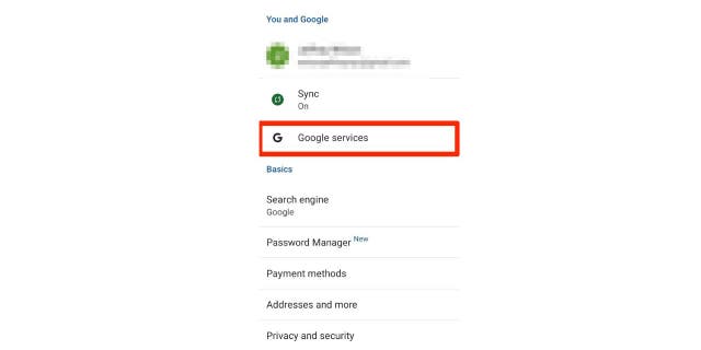 Service Google Chrome