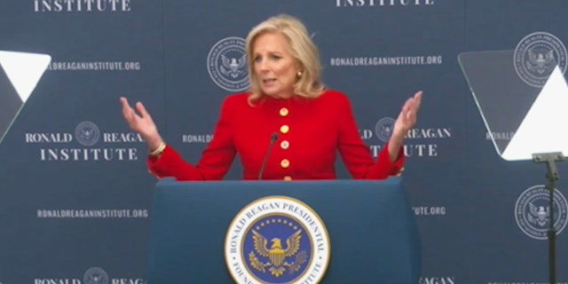 Jill Biden at the Reagan Institute Summit of Education
