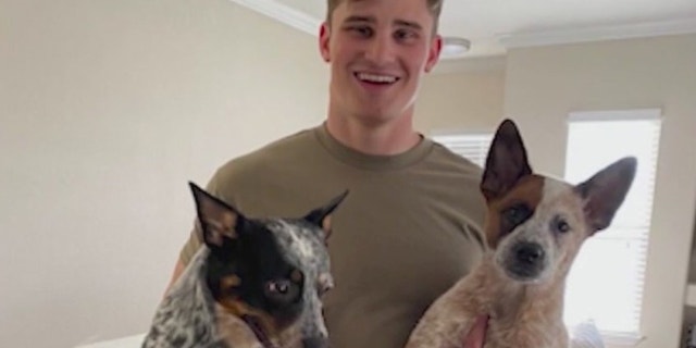 Jacob Normali with dogs