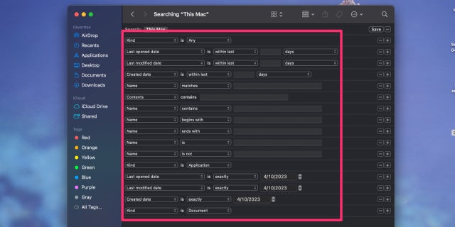 Simplify finding lost items on your computer using the dropdown